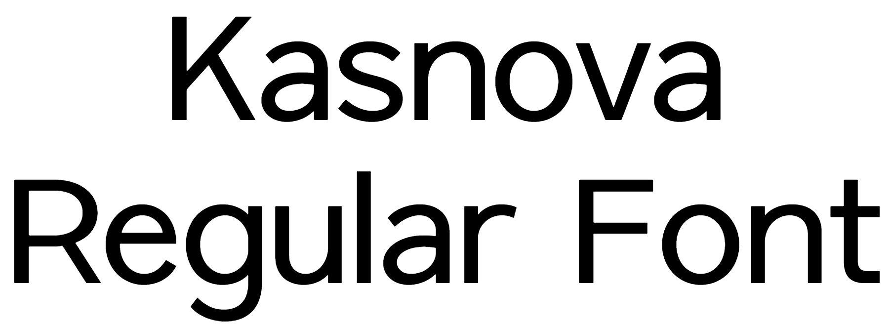 Kasnova Regular Font Download