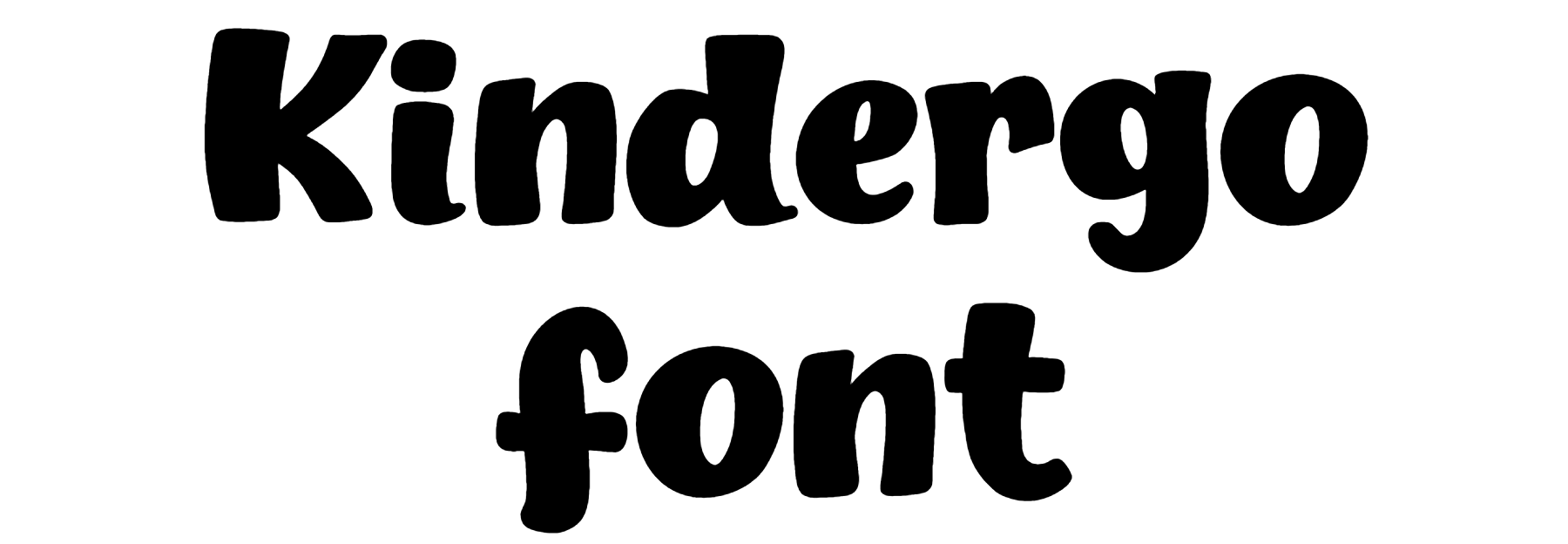 Kindergo font download