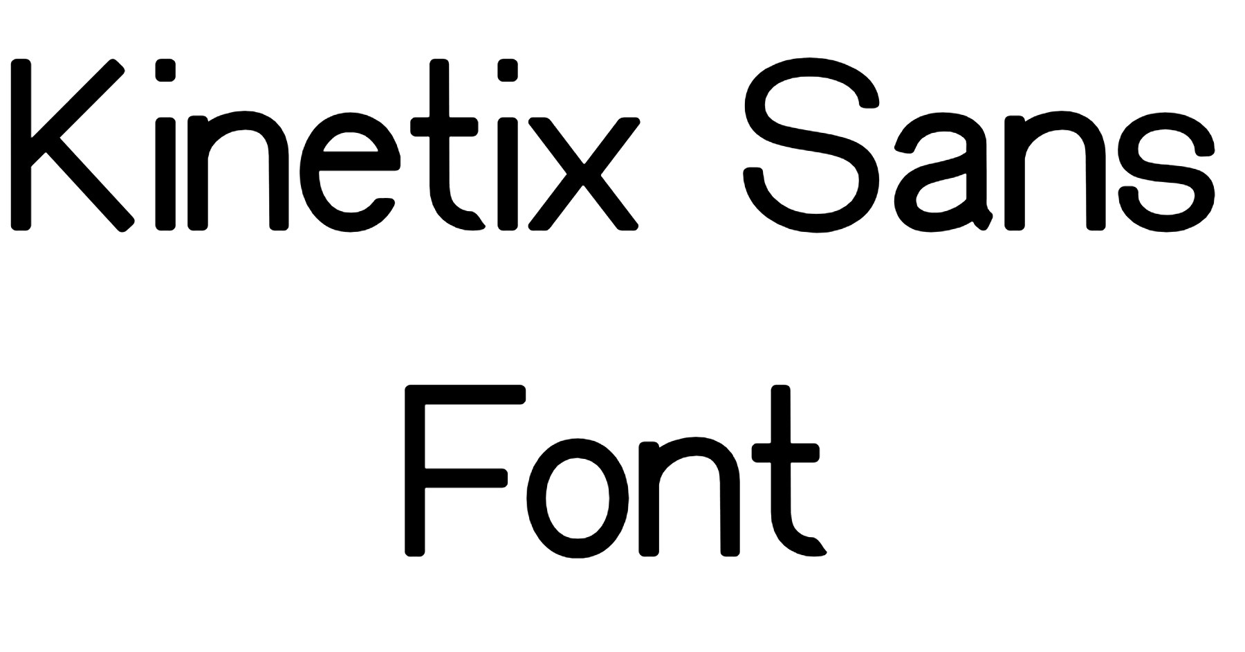 Kinetix Sans Font Download