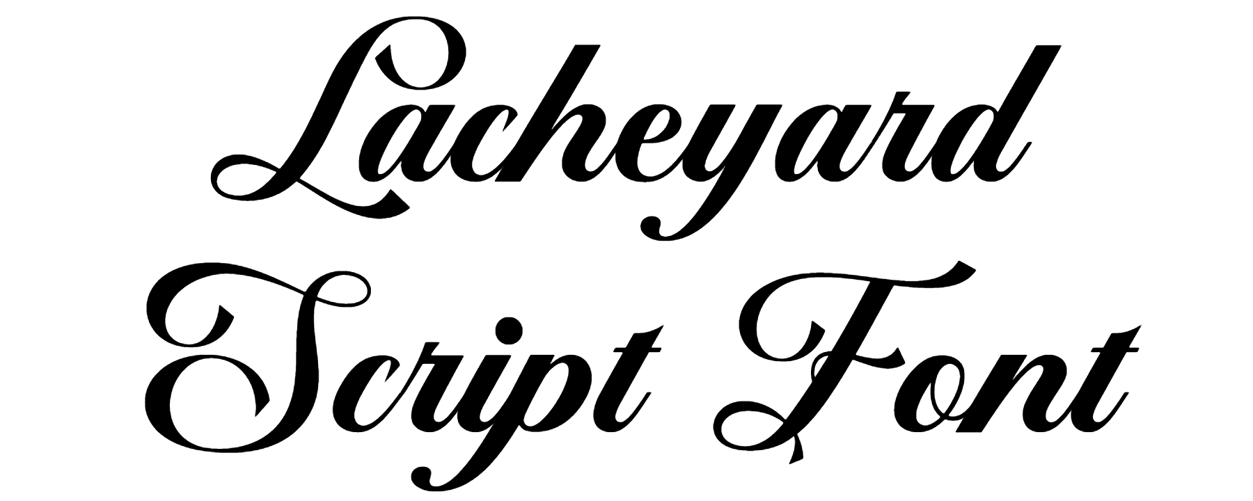 Lacheyard Script Font Download