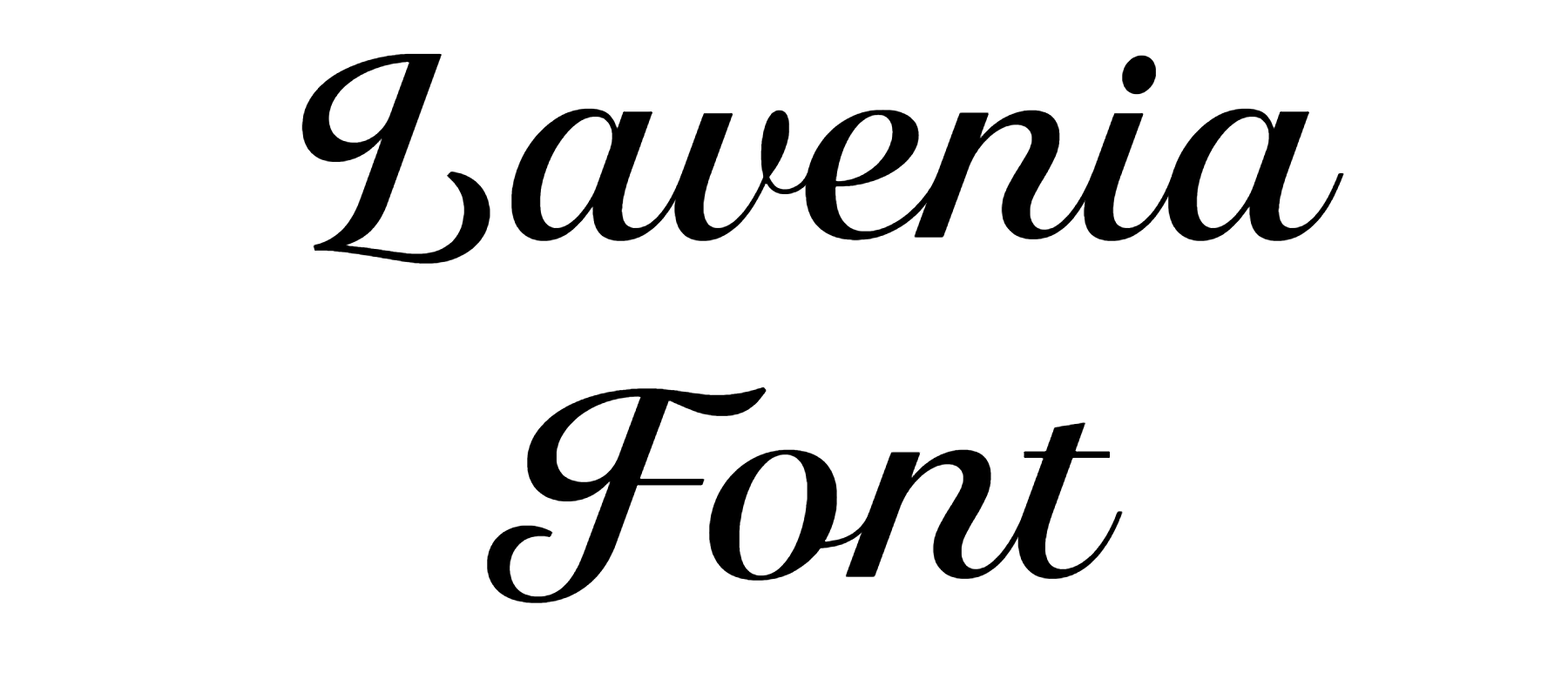 Lavenia Font Download
