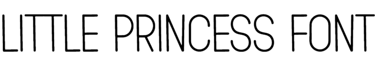 Little Princess Font Download