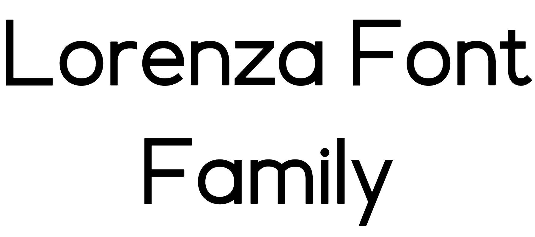 Lorenza Font Family Download