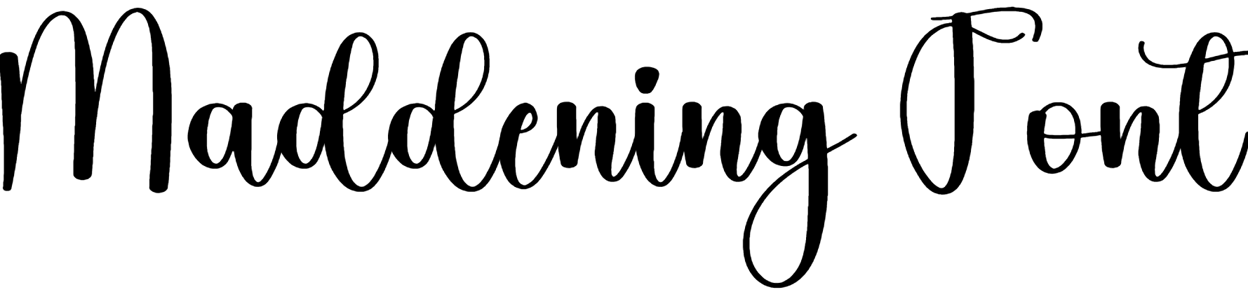 Maddening Font Download