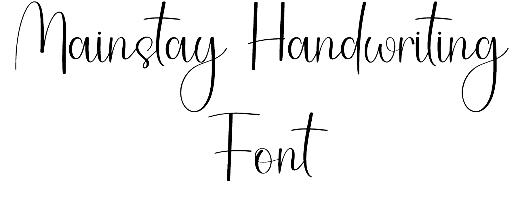 Mainstay Handwriting Font Download
