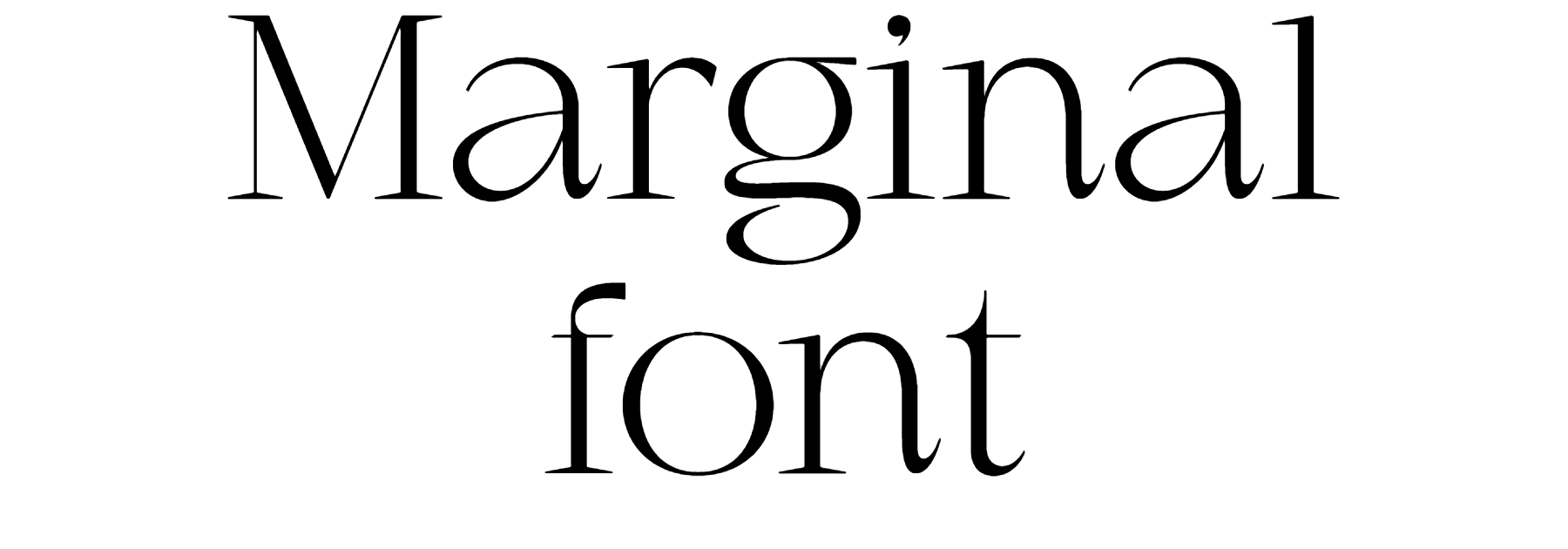 Marginal font download