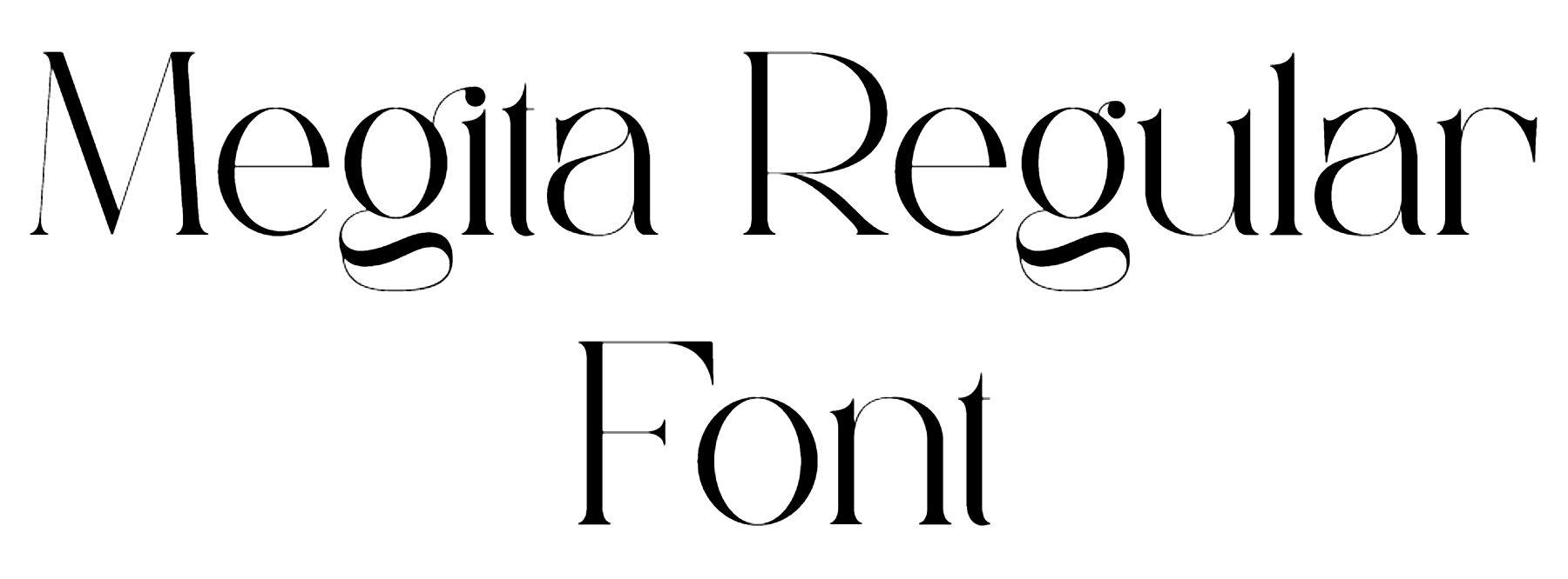 Megita Regular Font Download