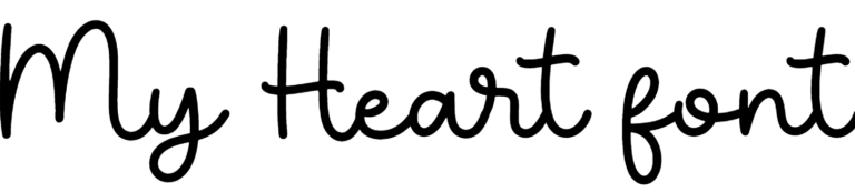 My Heart font download