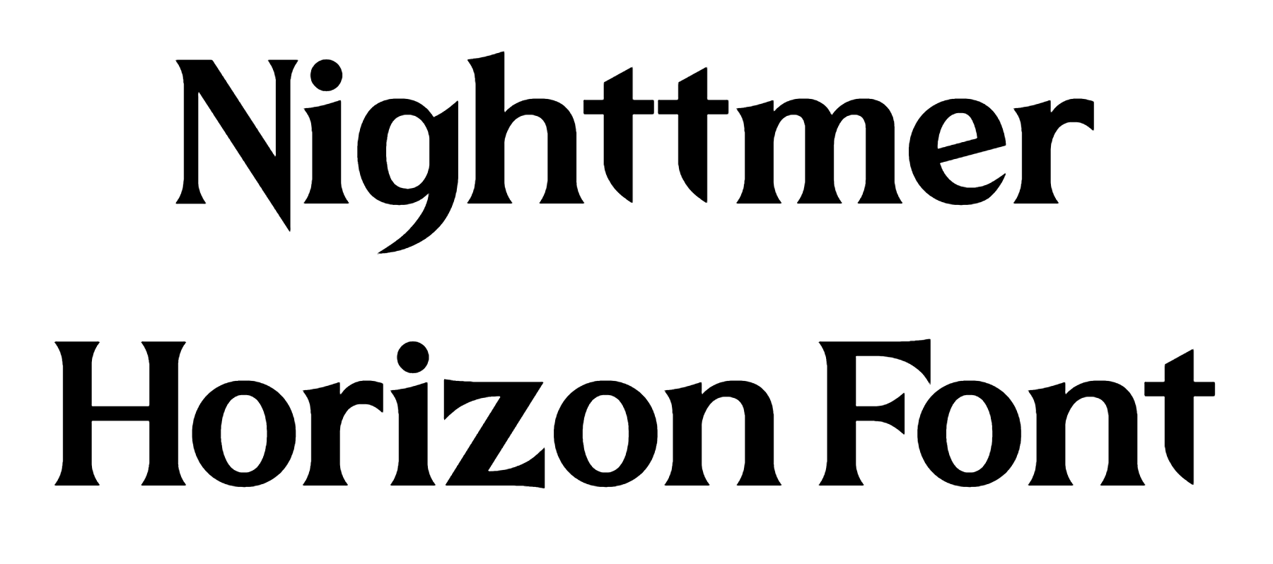 Nighttmer Horizon Font Download