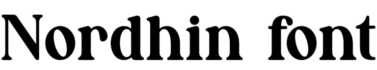 Nordhin font download