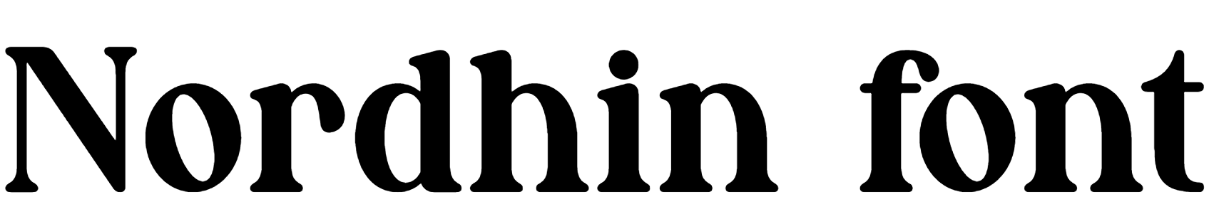 Nordhin font download