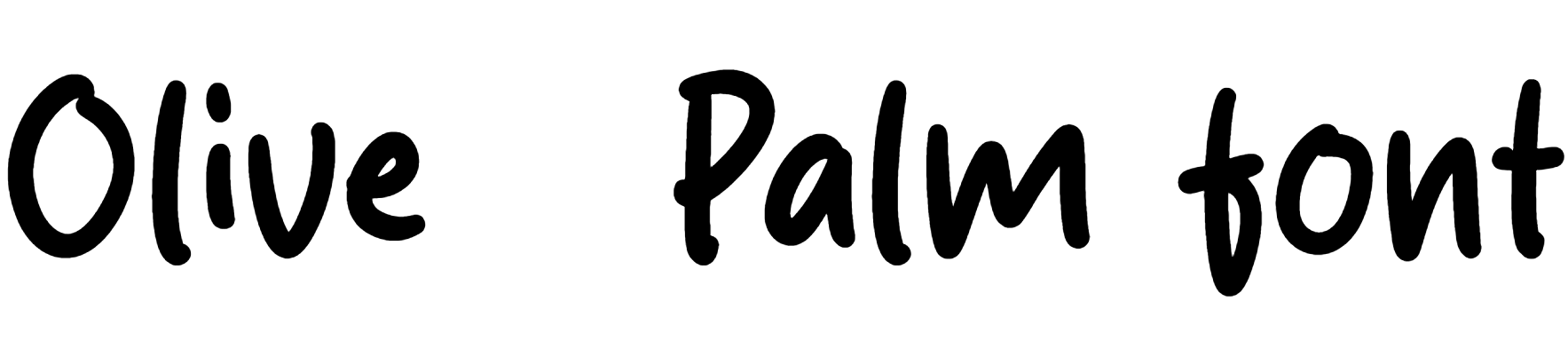 Olive Palm font download