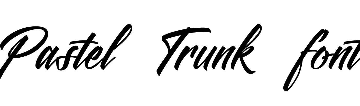 Pastel Trunk font download