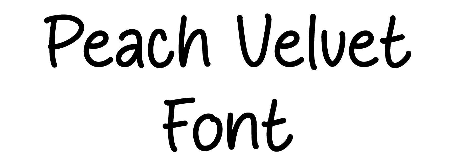 Peach Velvet Font Download