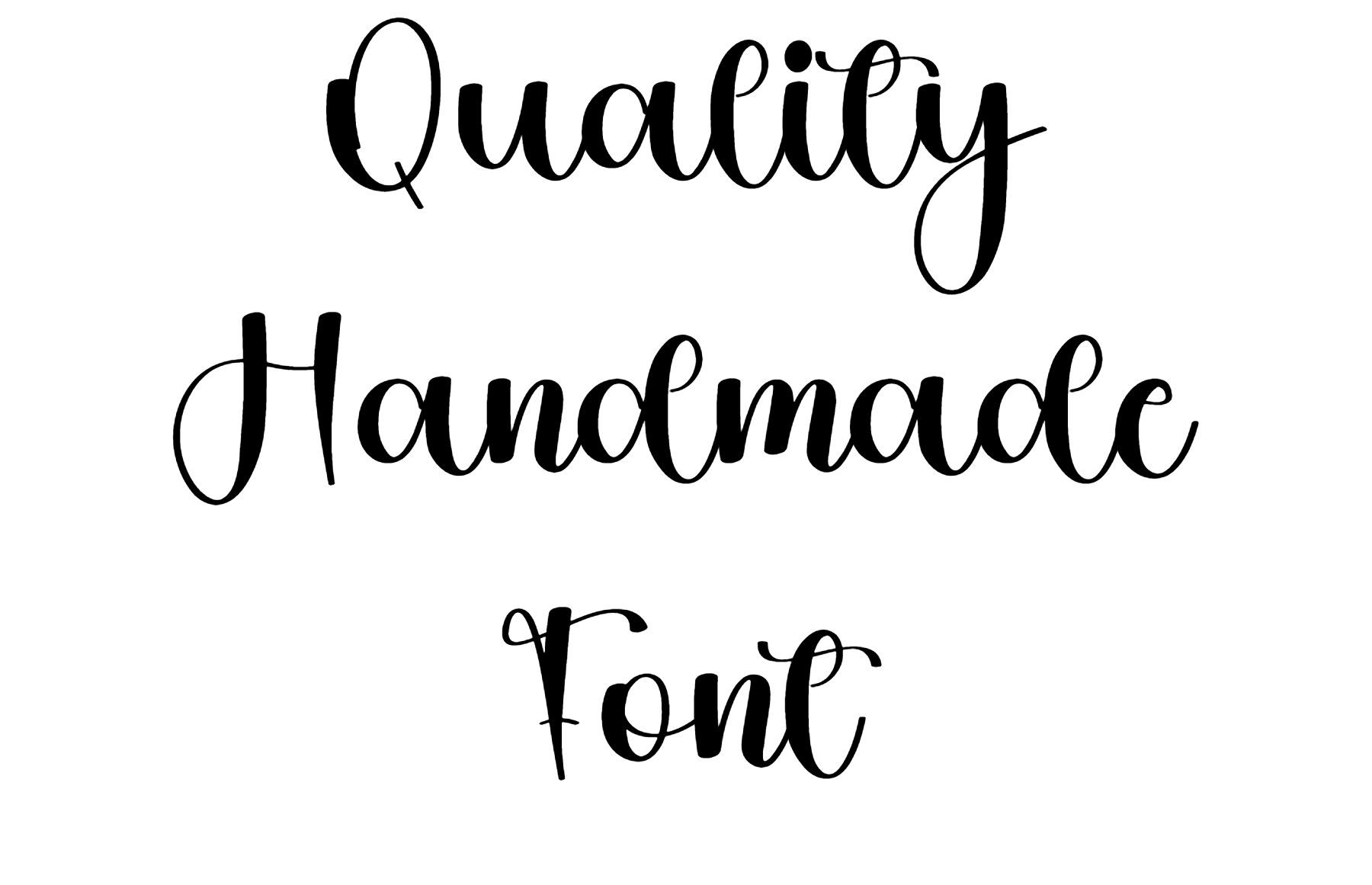 Quality Handmade Font Download