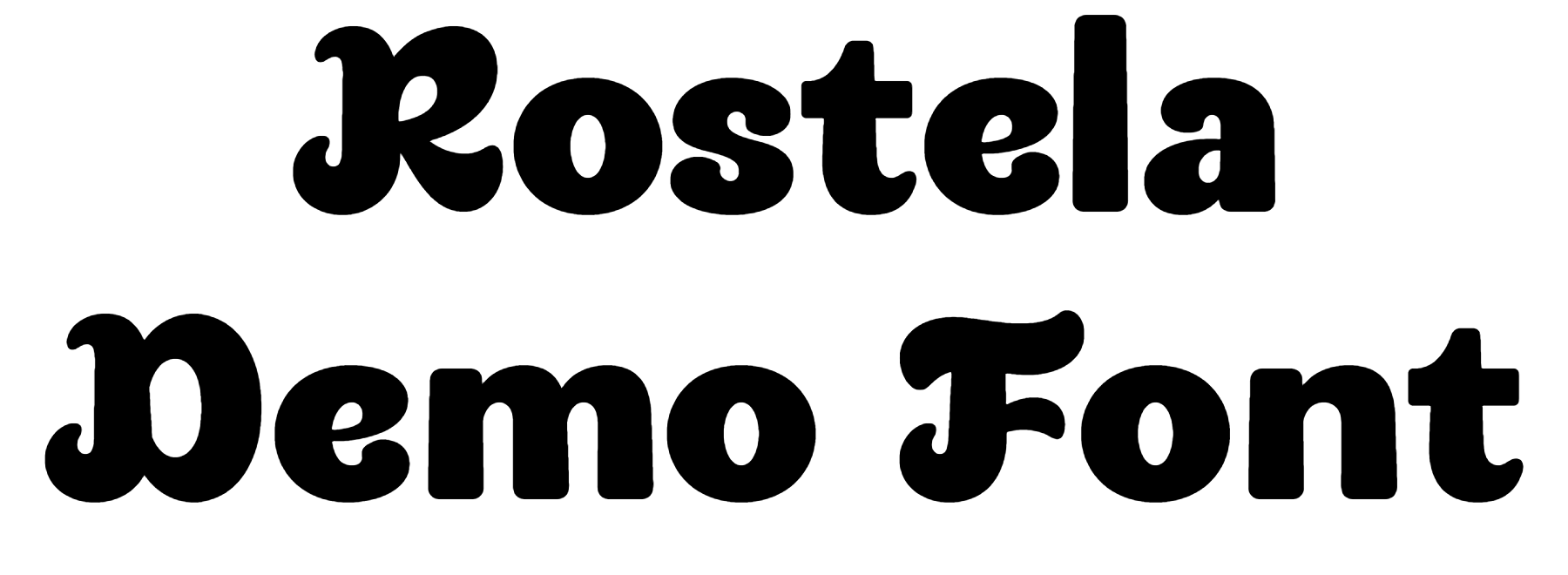 Rostela Demo Font Download