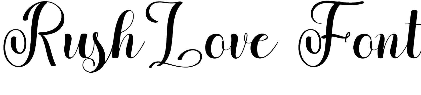 RushLove Font Download