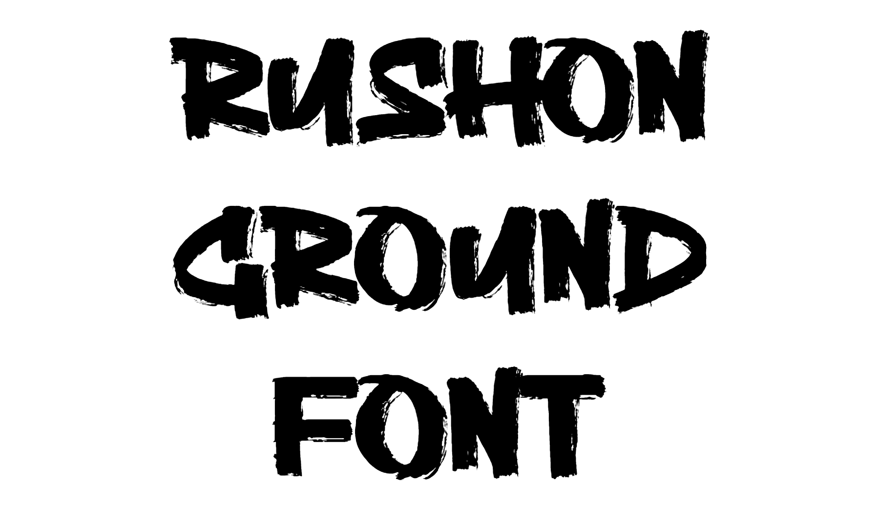 Rushon Ground Font Download