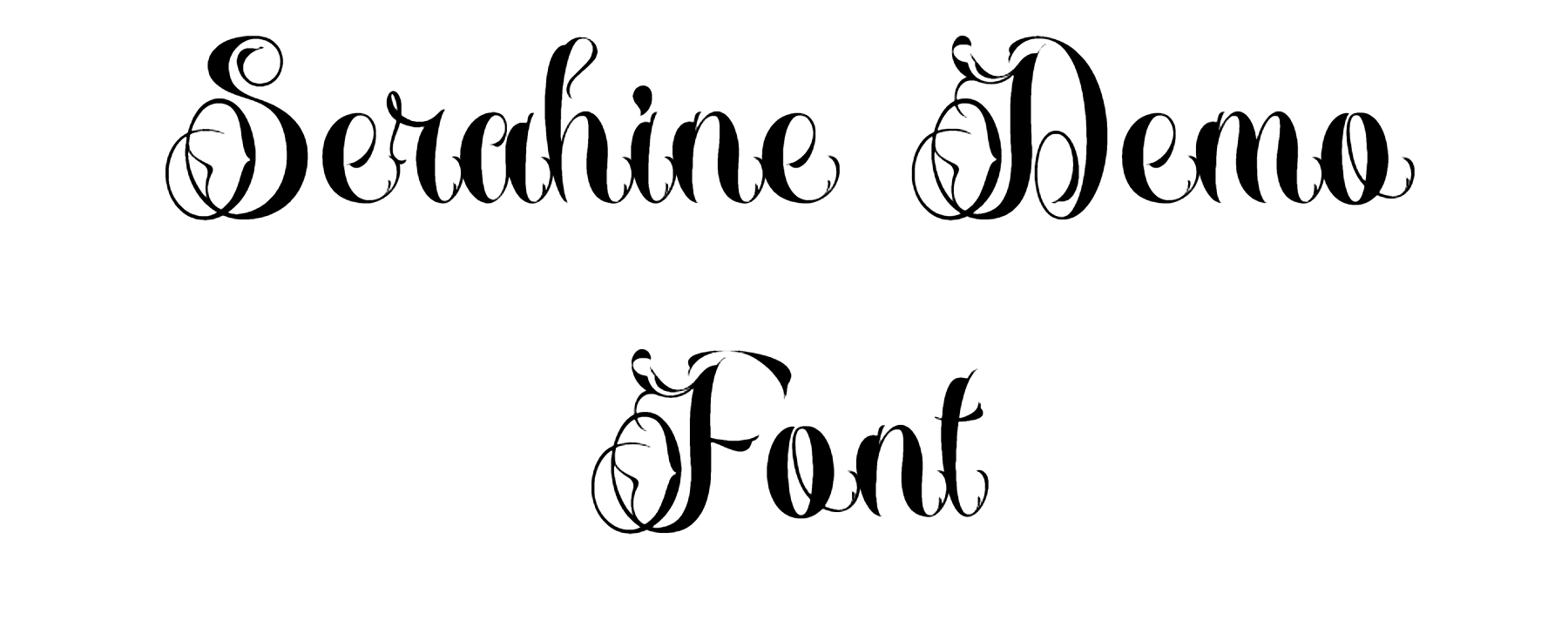 Serahine Demo Font Download
