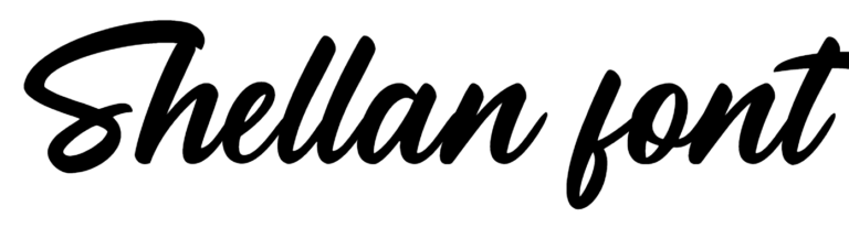 Shellan font download