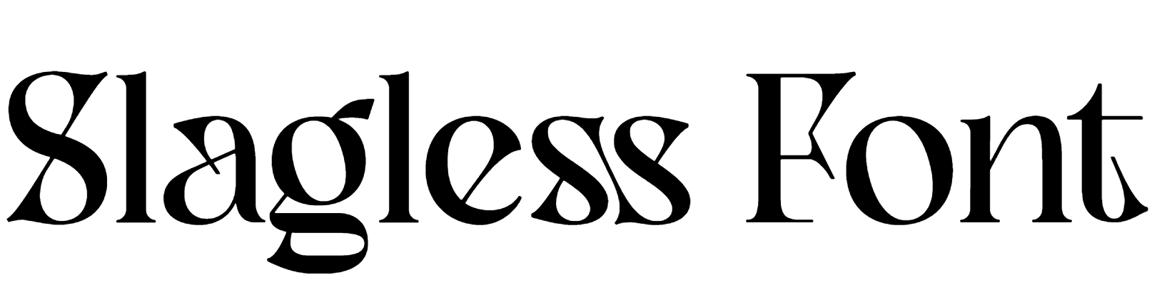 Slagless Font Download