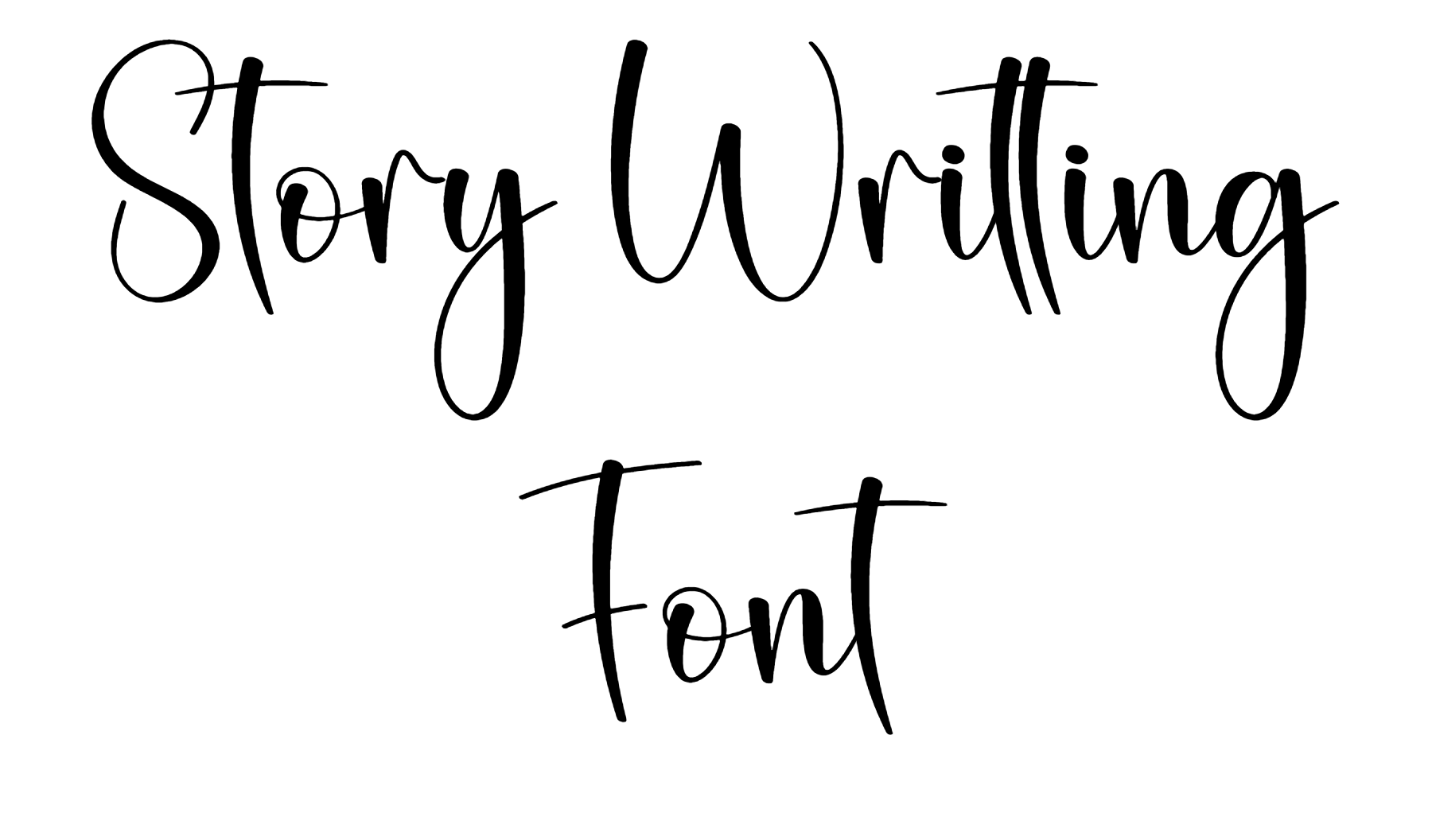 Story Writting Font Download