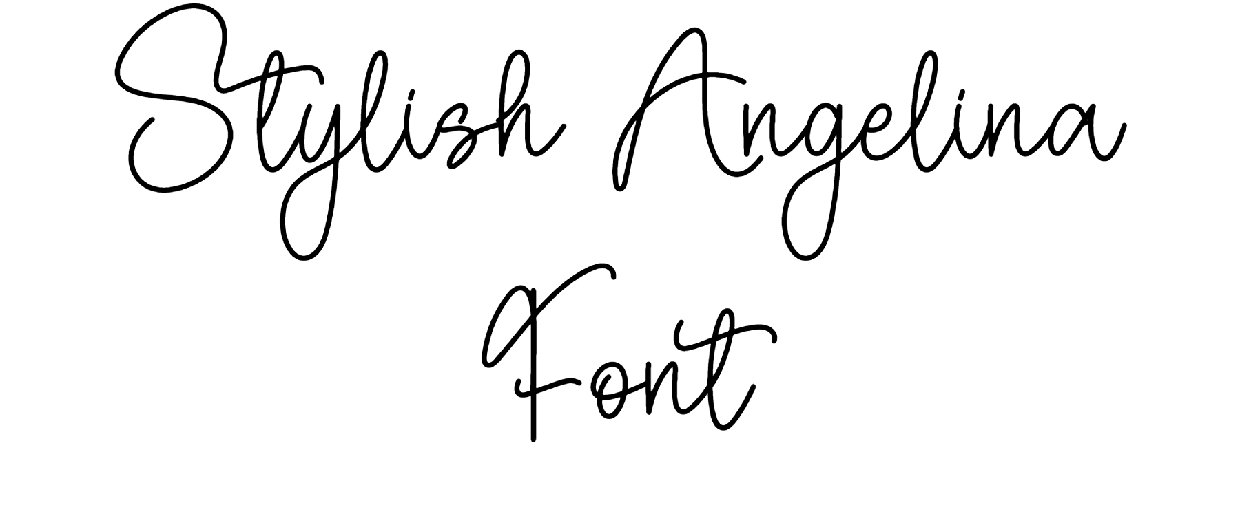 Stylish Angelina Font Download