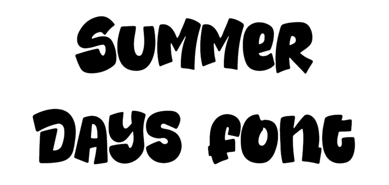 Summer Days font download
