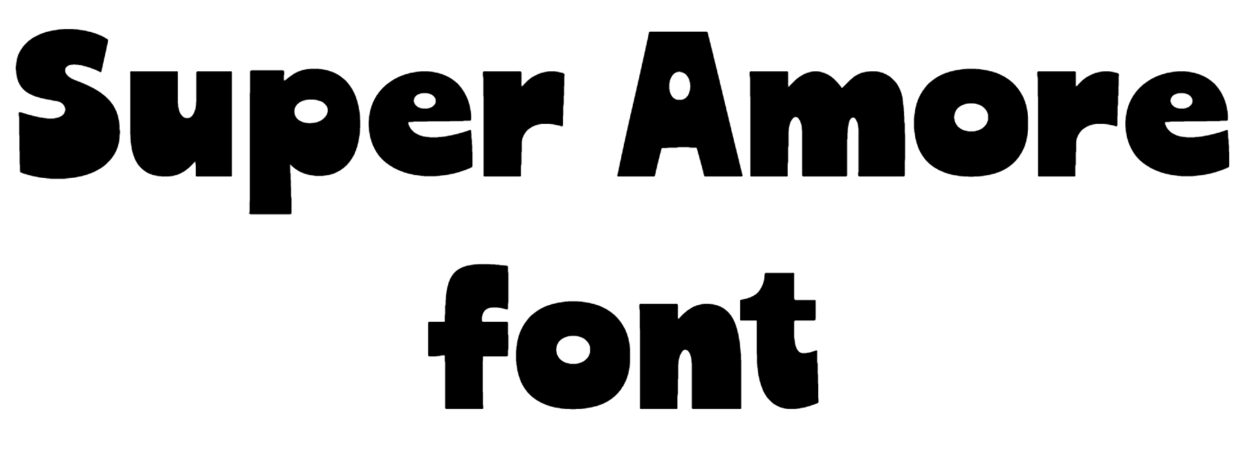 Super Amore font download