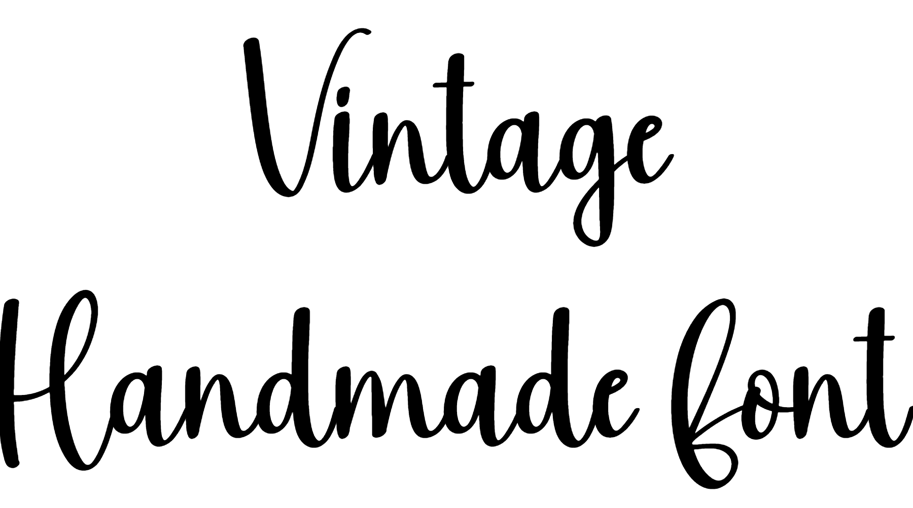 Vintage Handmade Font Download