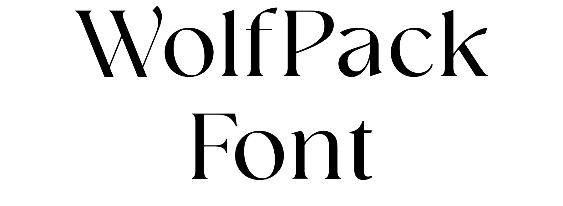 WolfPack Font download