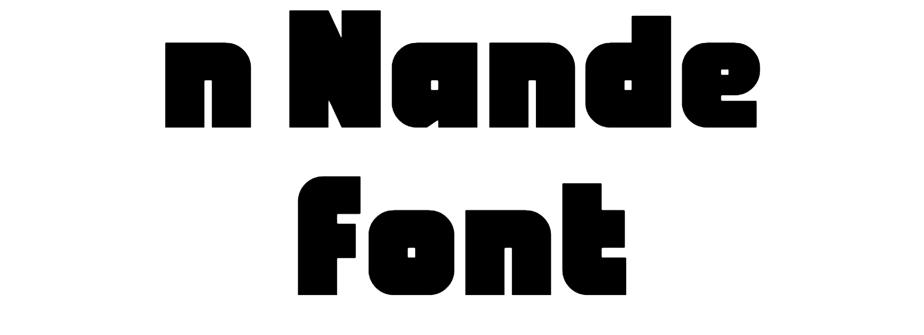 n Nande font download