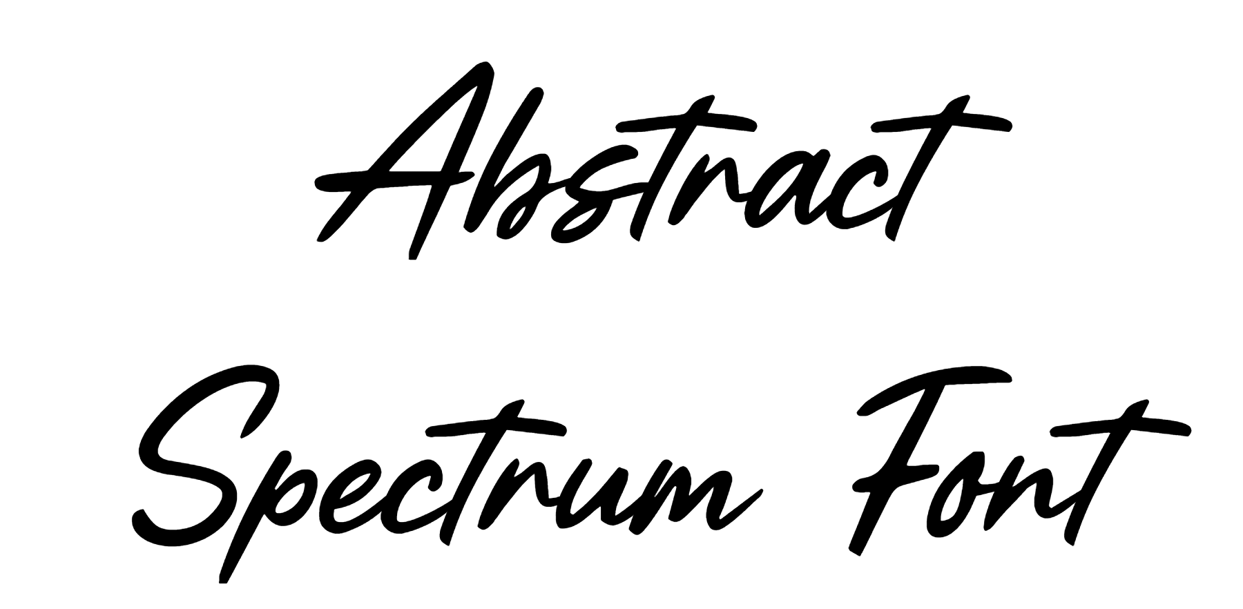 Abstract Spectrum Font Download