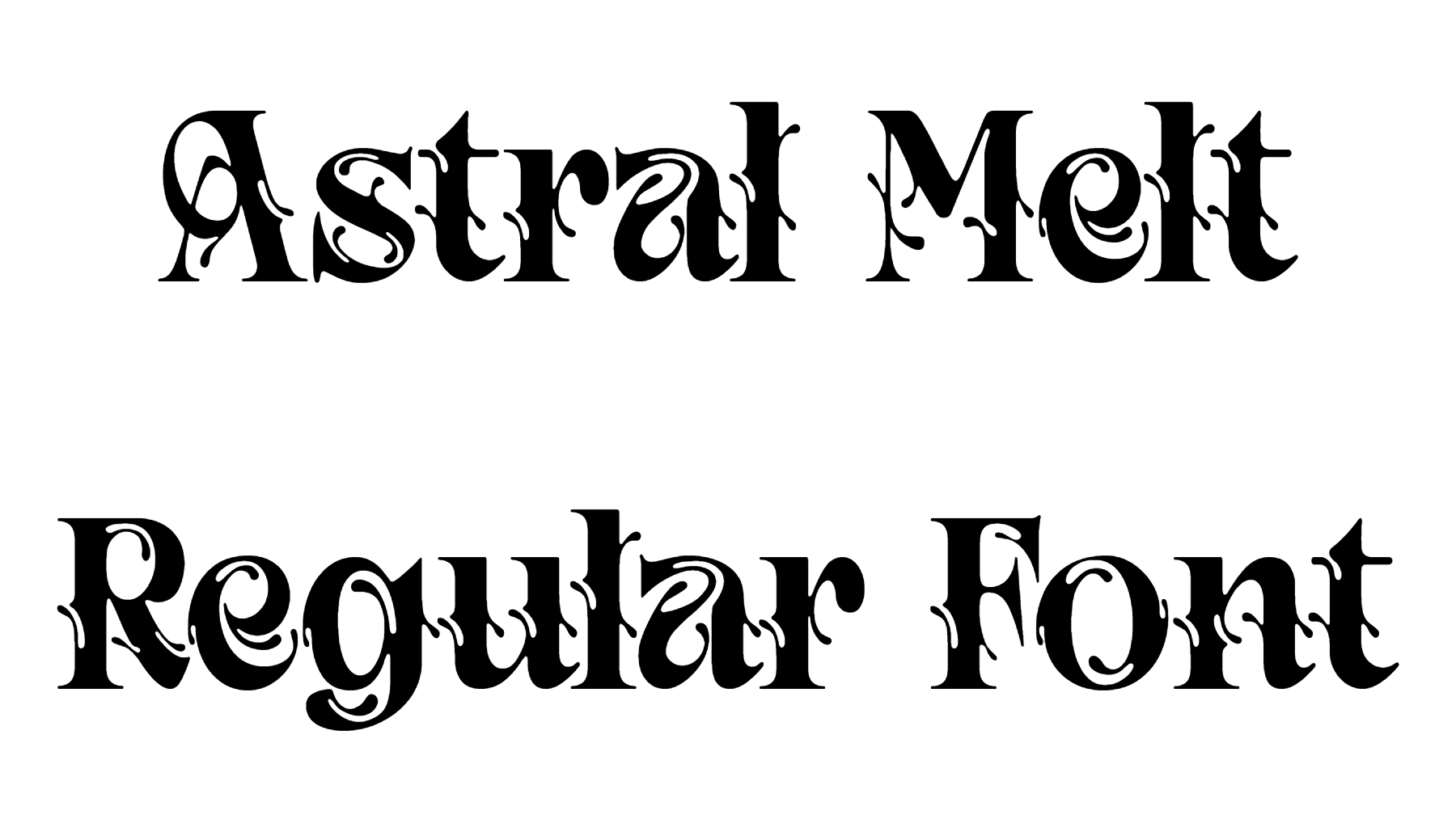 Astral Melt Regular Font Download