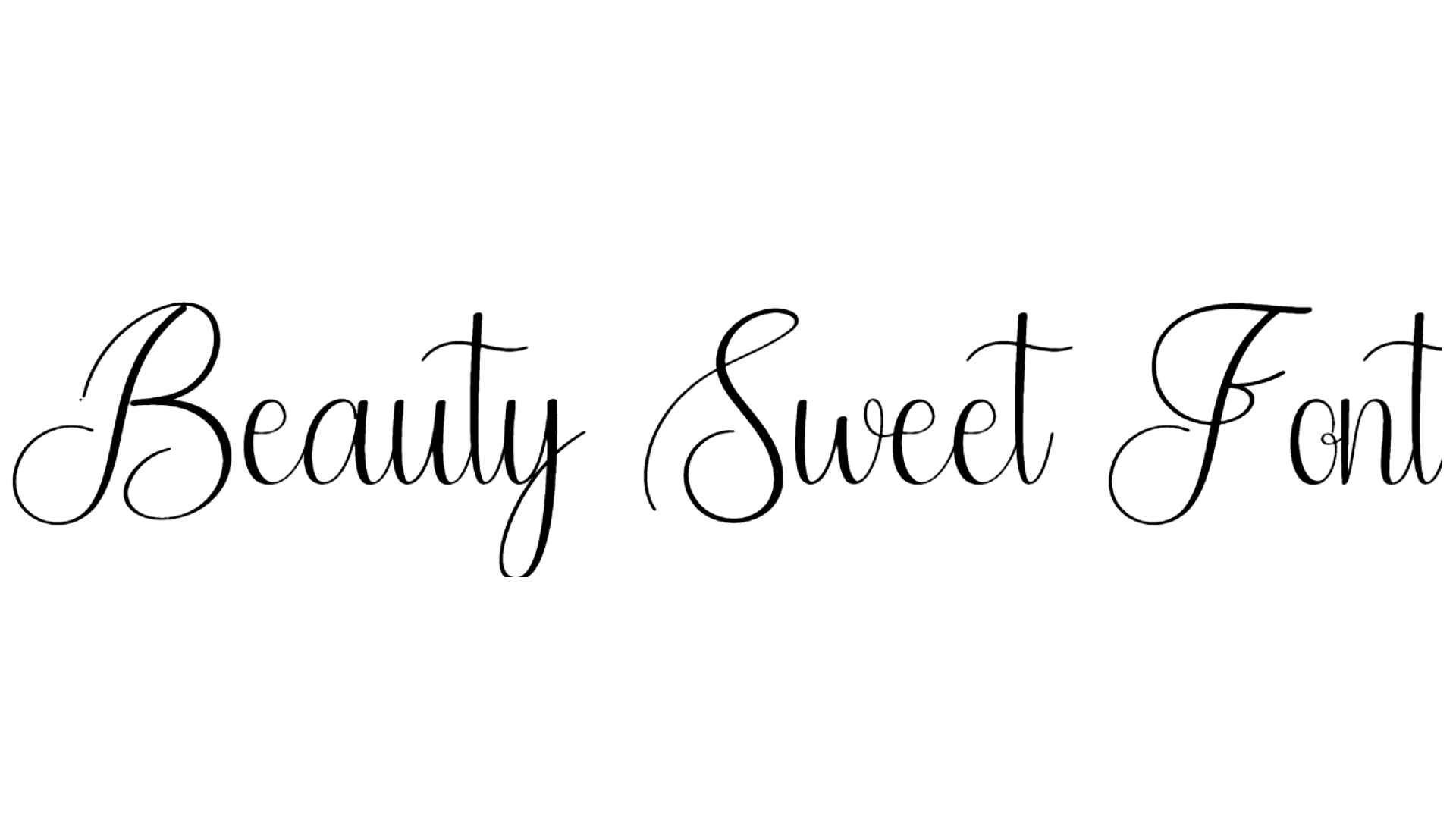 Beauty Sweet Font Download
