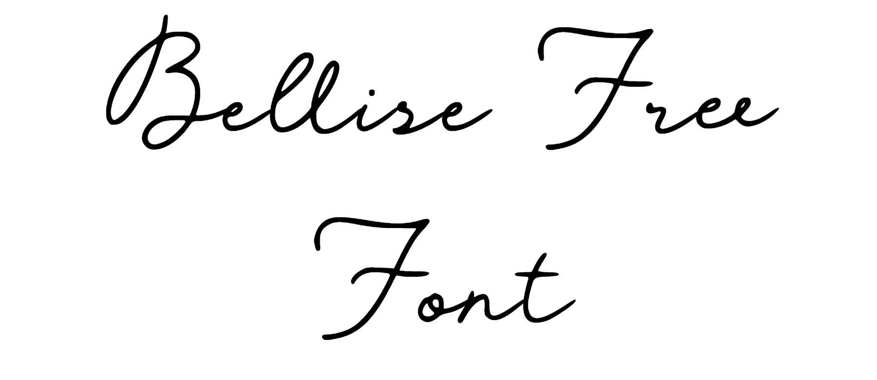 Bellise Free Font Download