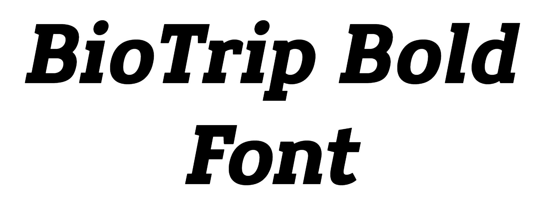 BioTrip Bold Font Download