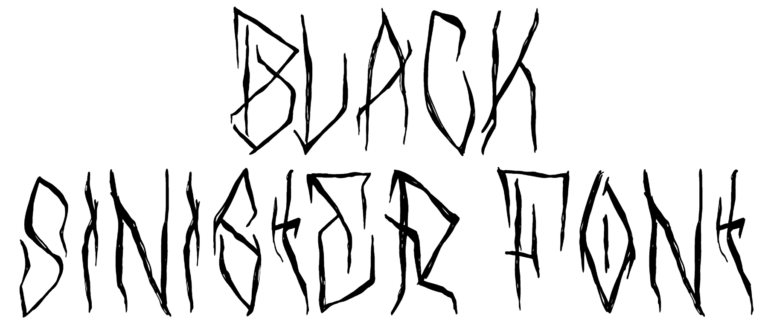 Black Sinister Font Download
