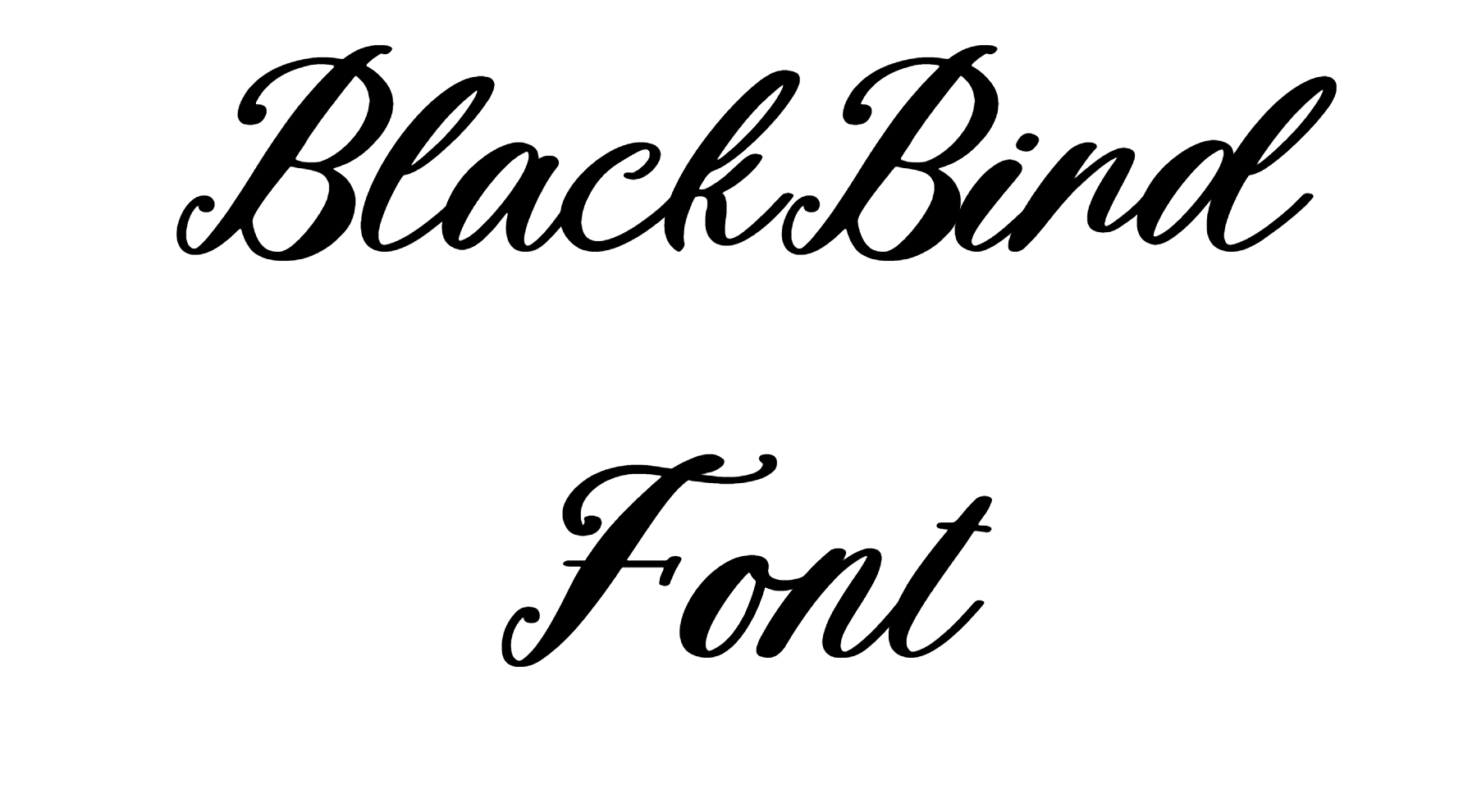 BlackBird Font Download