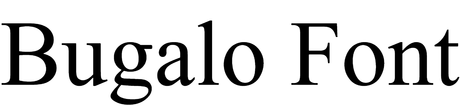 Bugalo Font Download