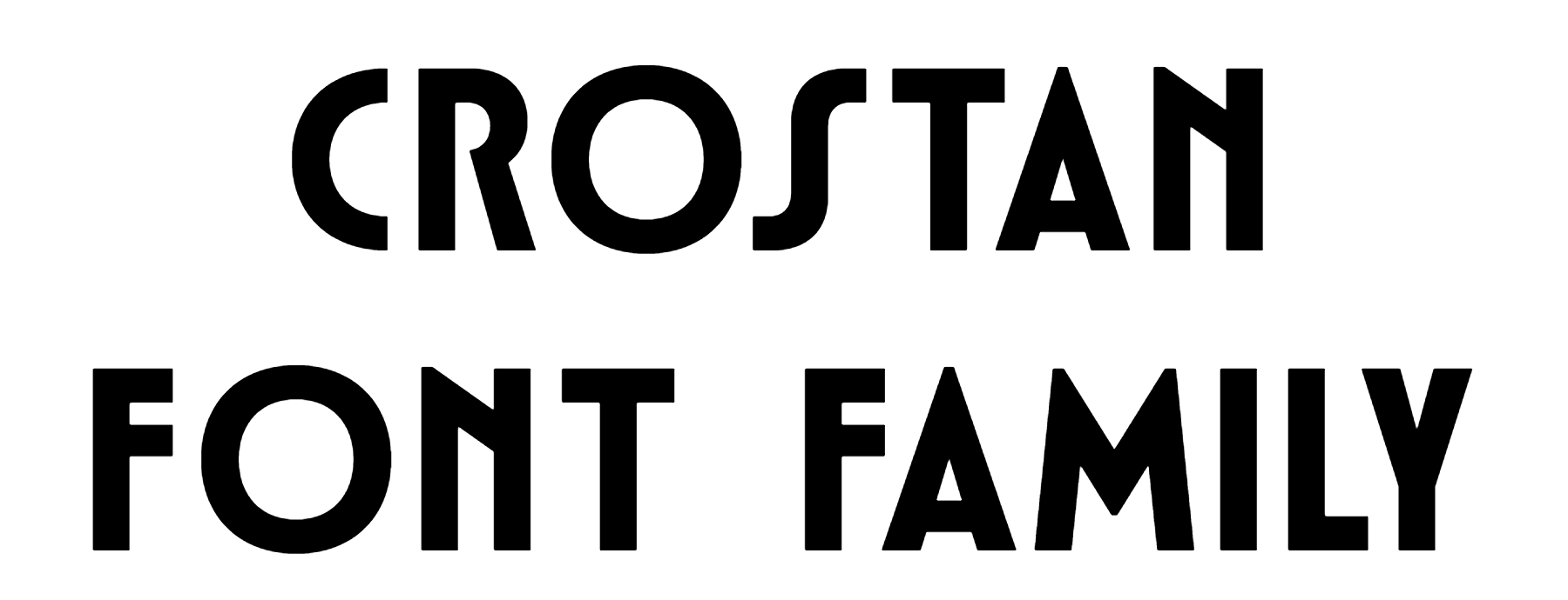 Crostan Font Family Download
