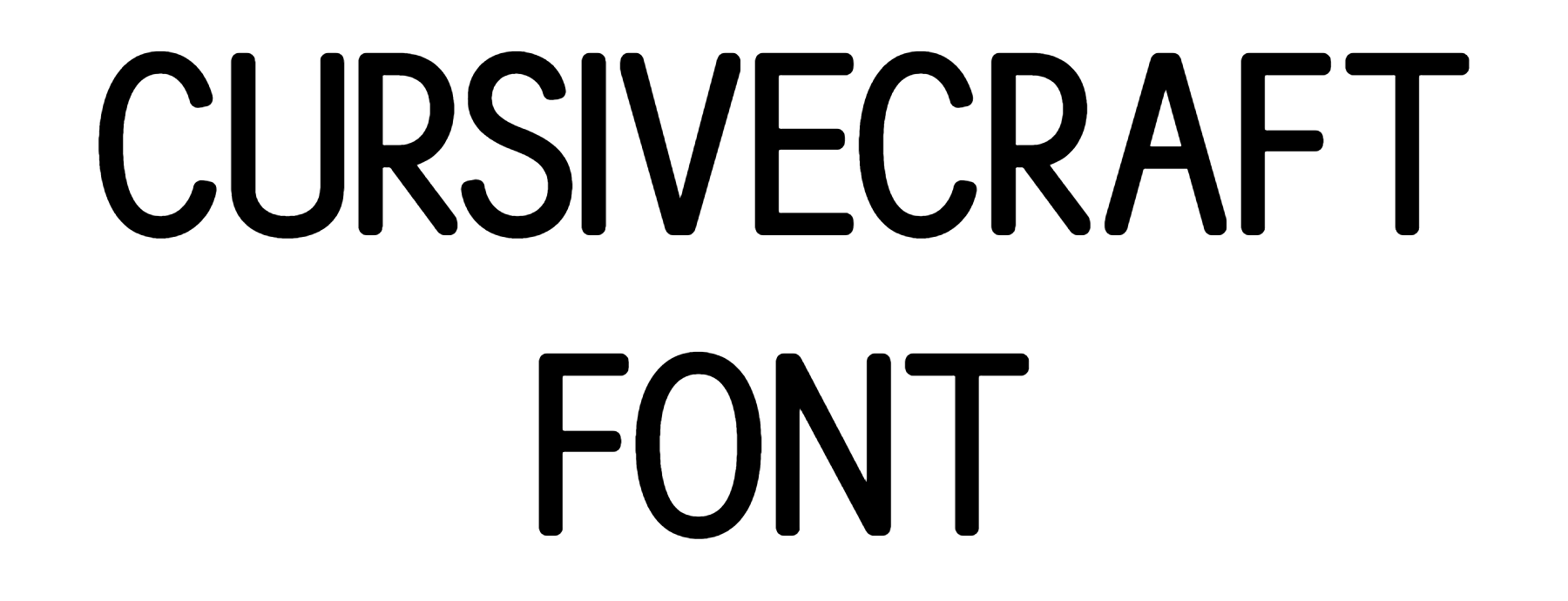 Cursivecraft Font Download