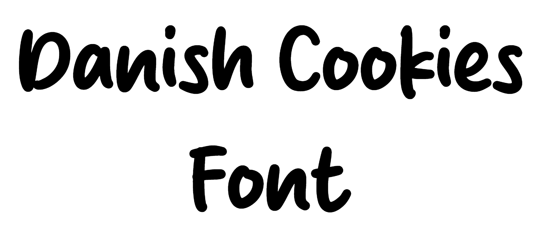Danish Cookies Font Download