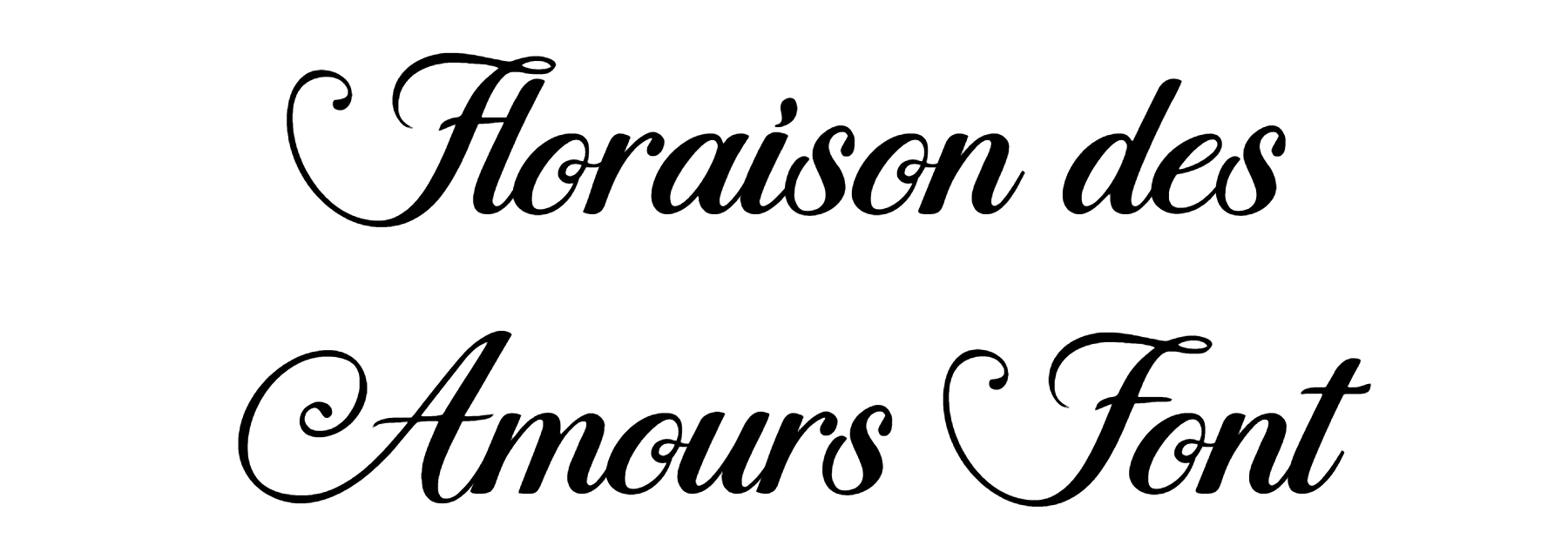 Floraison des Amours Font Download