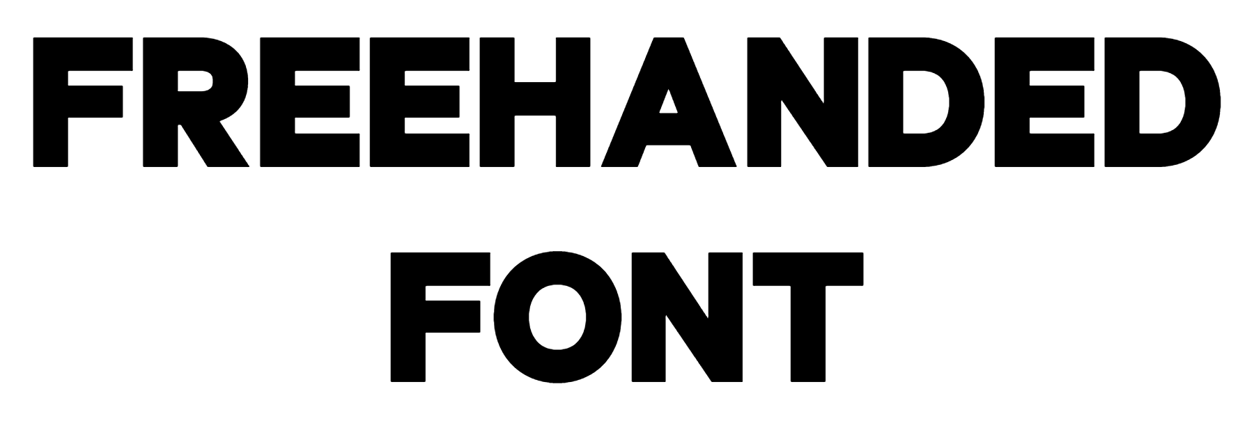 FreeHanded Font Download