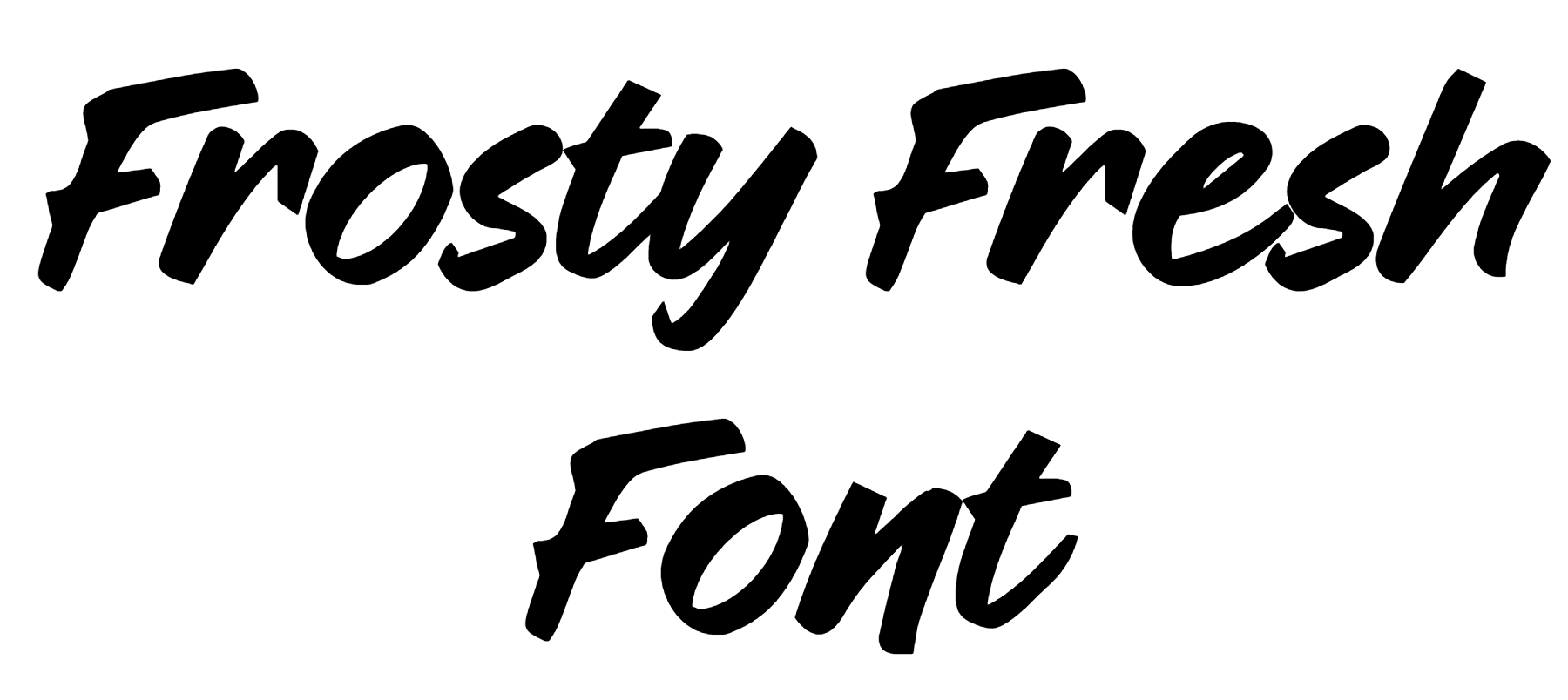 Frosty Fresh Font Download