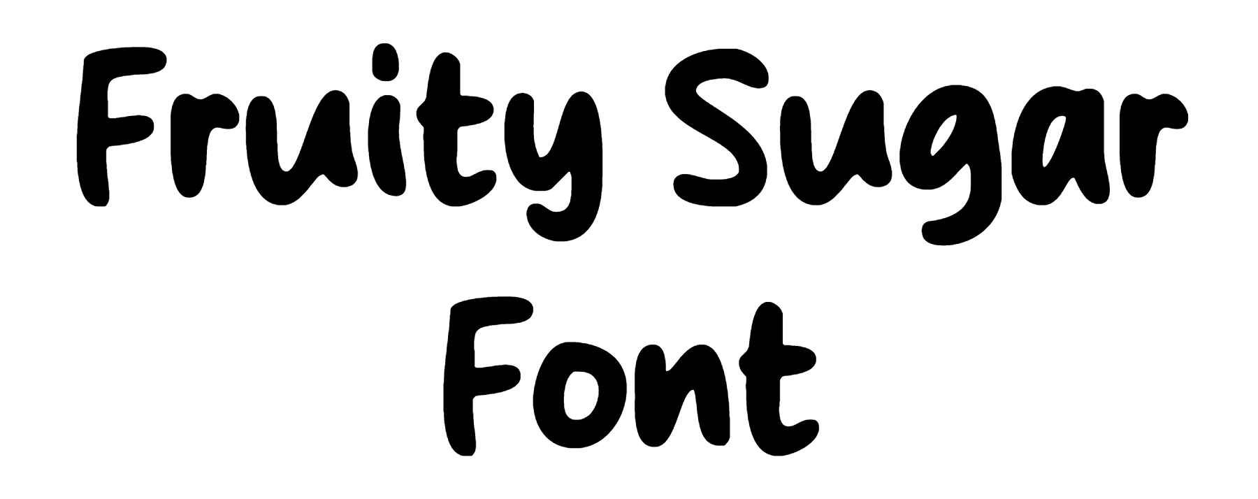 Fruity Sugar Font Download