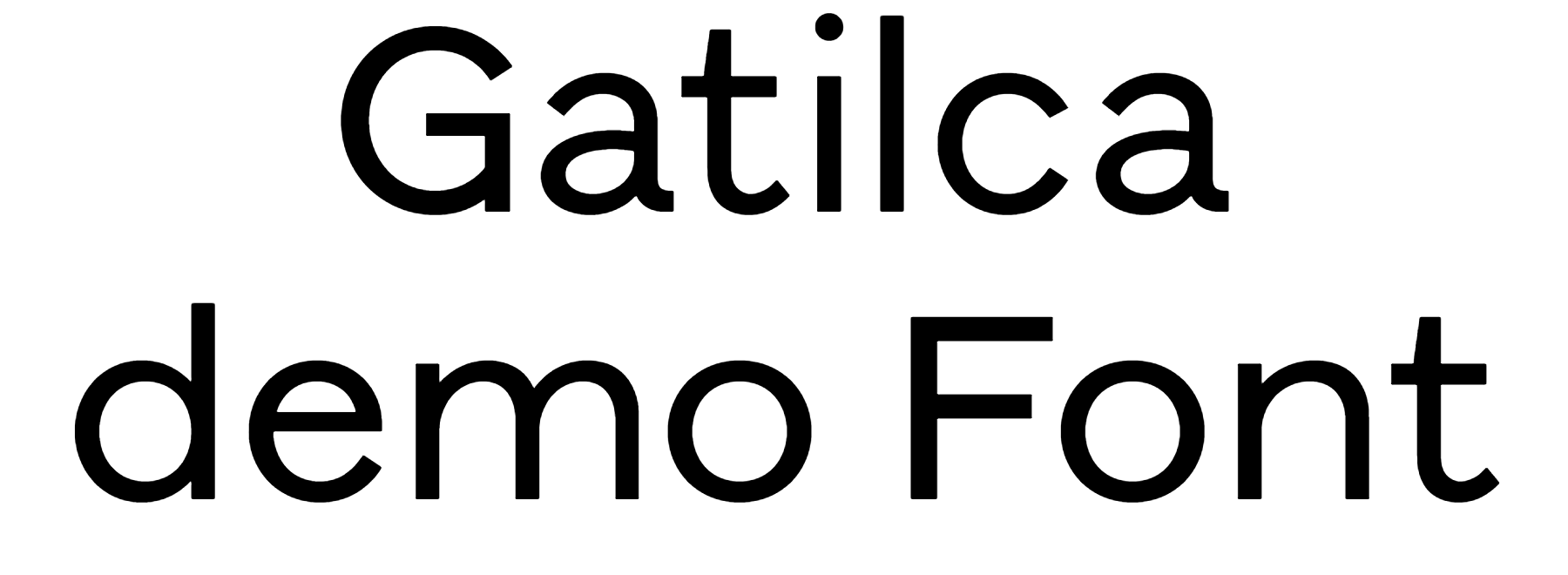Gatilca demo Font Download