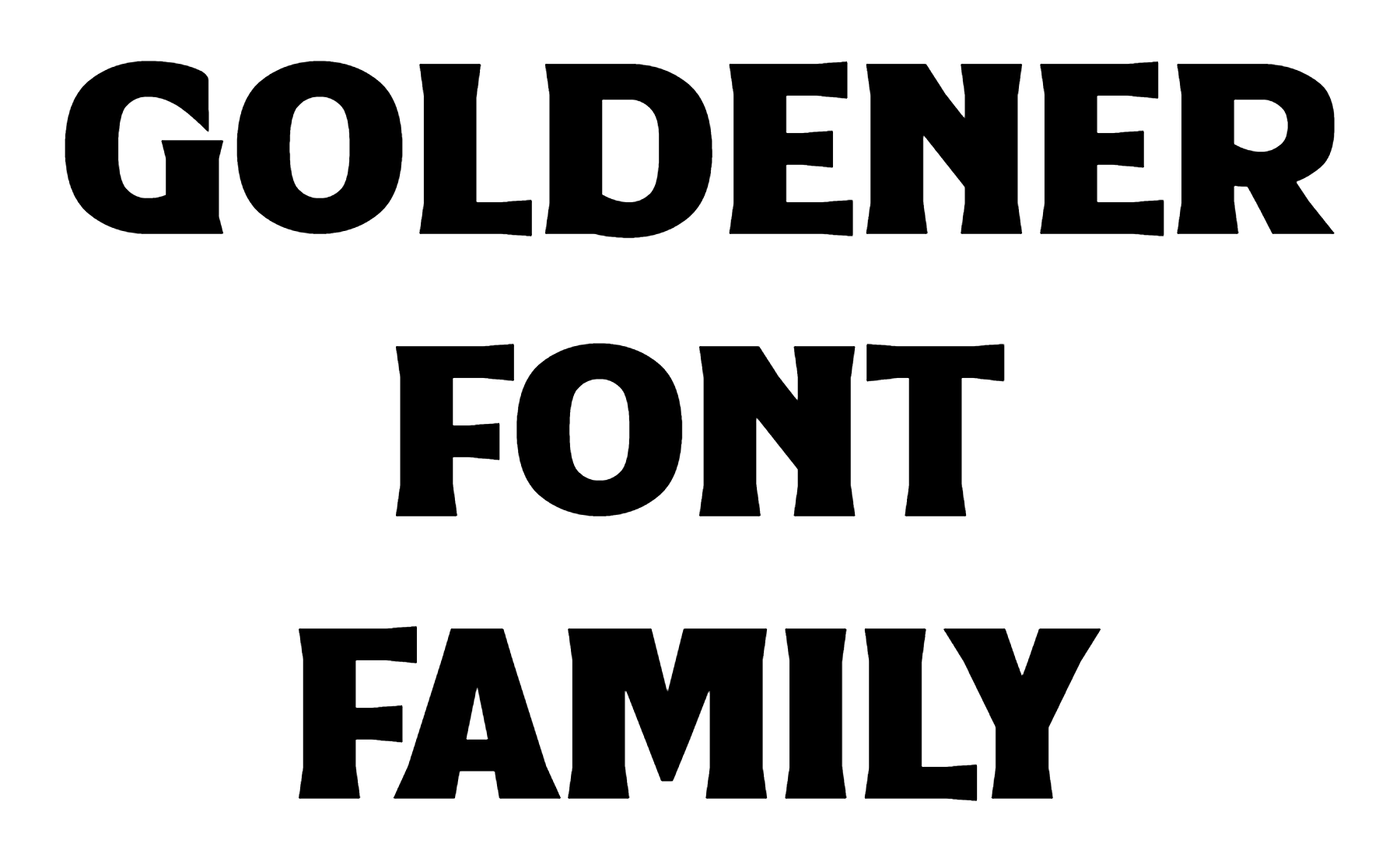 Goldener Font Family Download