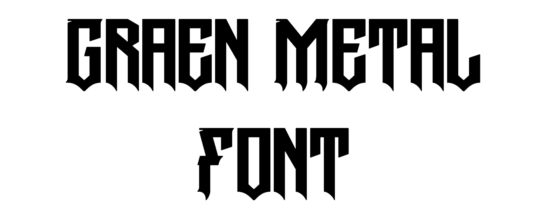 Graen Metal Font Download